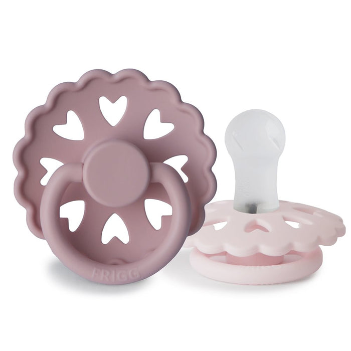 FRIGG Fairytale Tutit 2-pack (The Little Mermaid/The Snow Queen, pyöreä, silikoni) 2-koko