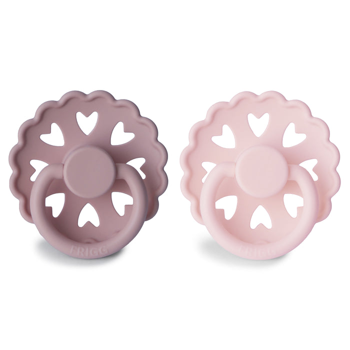 FRIGG Fairytale Tutit 2-pack (The Little Mermaid/The Snow Queen, pyöreä, silikoni) 1-koko