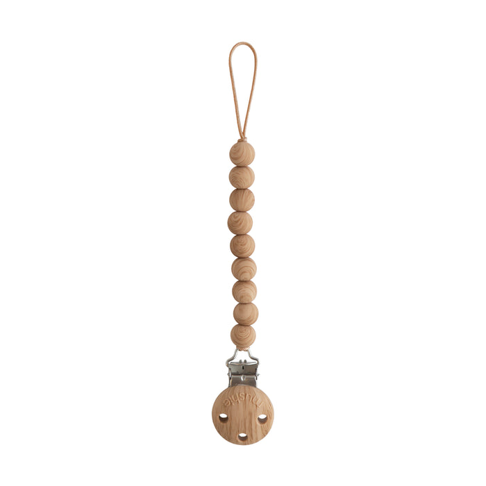 Mushie silikoninen tuttinauha (Hera Faux Wood)