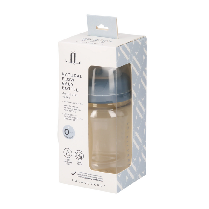 Lola&Lykke Natural Flow -tuttipullo 0m+