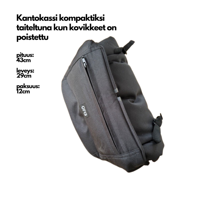 Aina-matkarattaat ja vauvaosa/kantokassi
