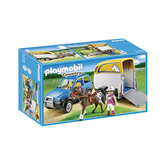 Playmobil Auto ja Hevoskuljetusvaunu, 5223