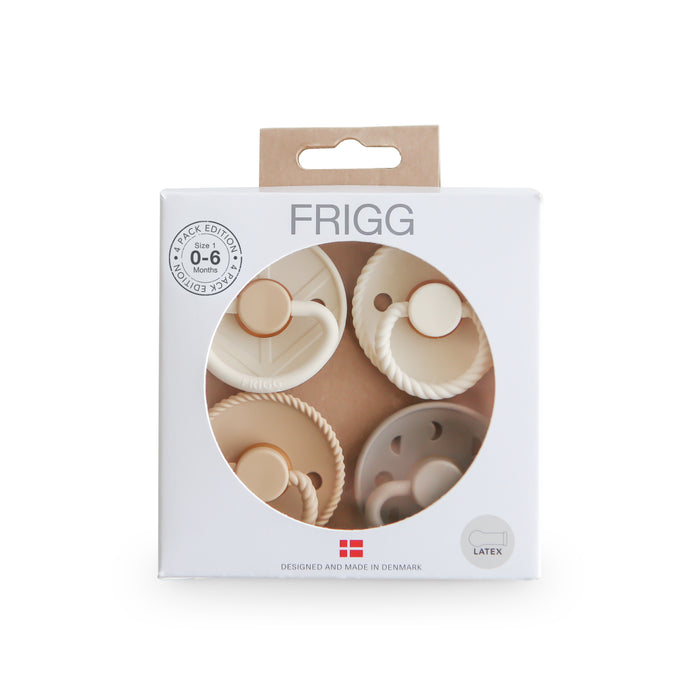 FRIGG tuttisetti 4-pack (Crystal Sparkle, silikoni) 1-koko