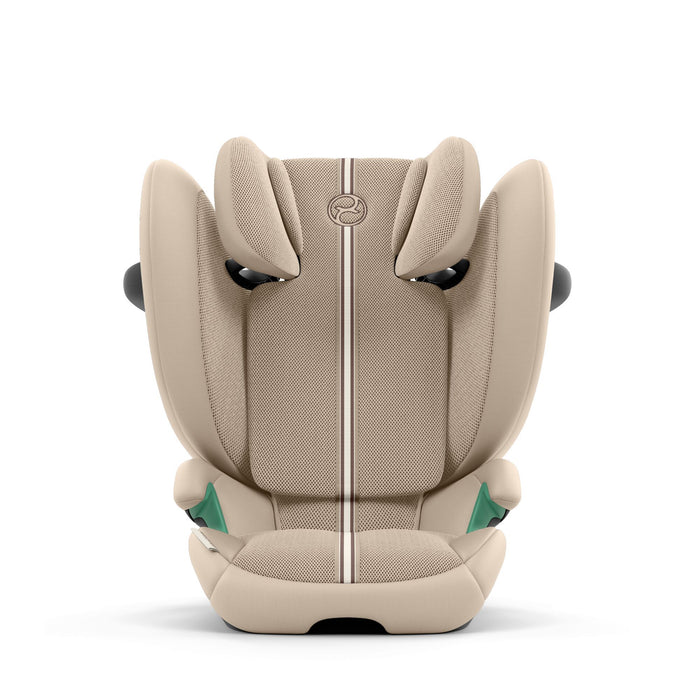 Cybexin Solution G2 turvavyöistuin Almond Beige värissä edestä kuvattuna