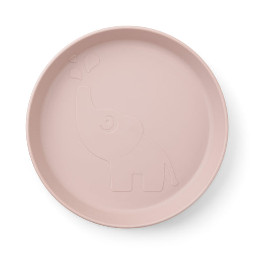 Done by Deer vaaleanpunainen lautanen vauvalle