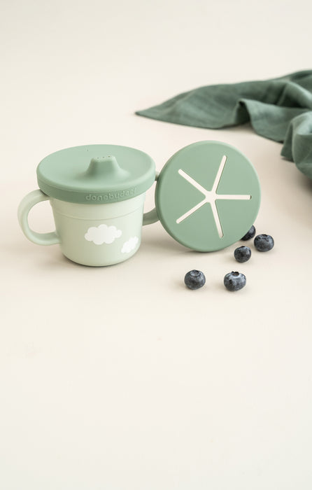 Done by Deerin vihreä eväsrasia, josta saa nokkamukin