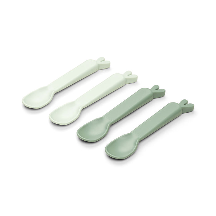 Done by Deer vihreät lusikat lapselle