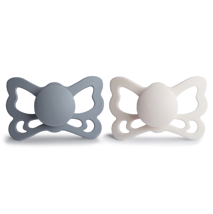 FRIGG Butterfly Tutit (Great Gray/Silver Gray, anatominen, silikoni) 2-koko