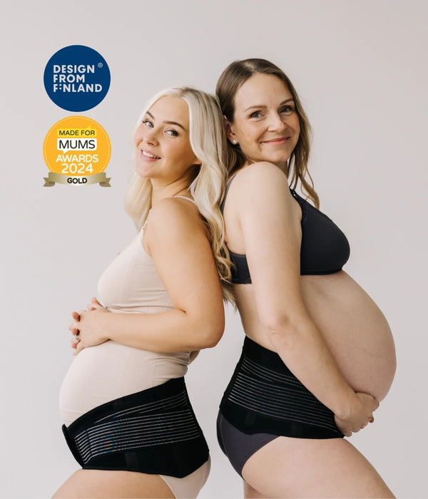 Lola&Lykken raskausajan tukivyö naisten päällä