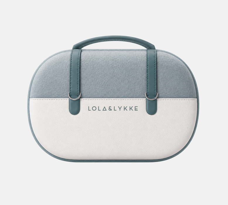 Lola&Lykken puettava rintapumppu 2-pack kantokassi