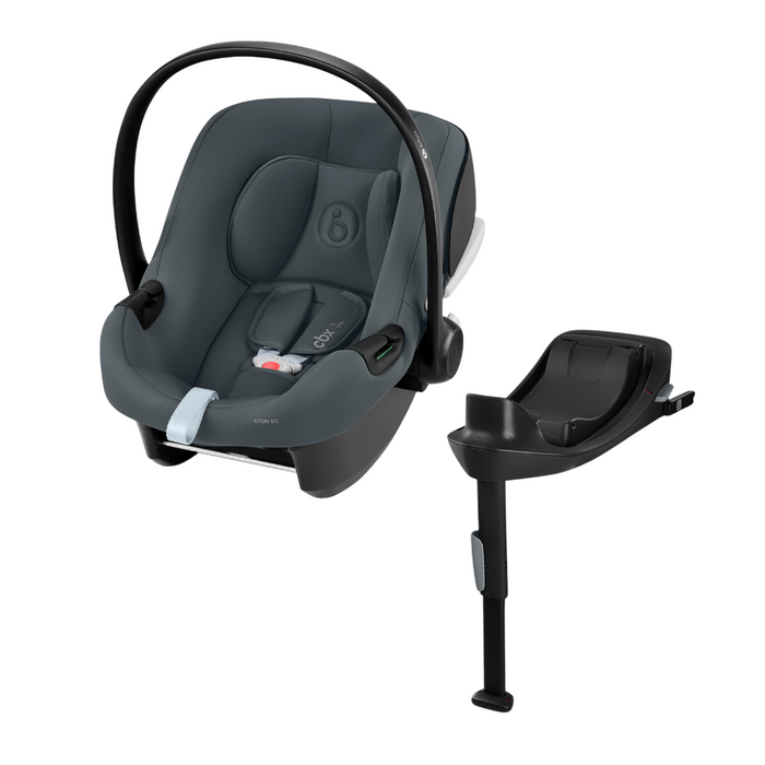 Starttipaketti Ora Unto2 -yhdistelmävaunut kiinteillä renkailla (Yhdistelmävaunut, Cybex Aton B2 -turvakaukalo, jalusta, adapterit)