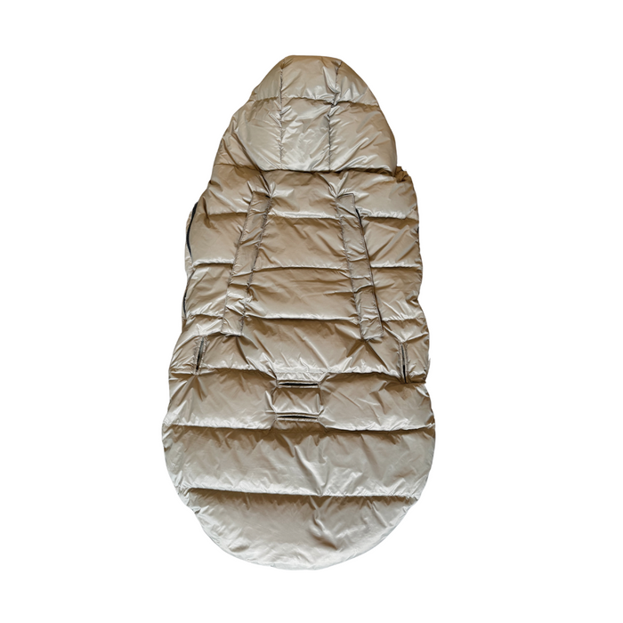 Lämpöpussi rattaisiin (untuva, beige)
