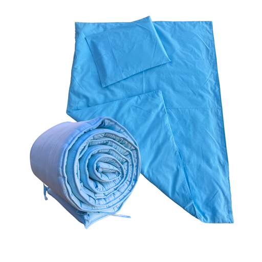 Pinnasangyn vuodevaatesetti sininen